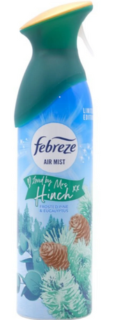 Febreze Air Freshener Spray – Frosted Pine & Eucalyptus – Mrs Hinch Edition – 300ml (Pack of 6)