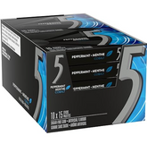 5 Gum Peppermint Cobalt Chewing Gum - 10 Packs | 15 Sticks Each