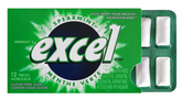 Excel Spearmint Sugar-Free Gum – 12 Packs (12 Pieces Each) Fresh Breath Anytime, Long-Lasting Flavor