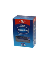 Vaseline Mini Petroleum Jelly Countertop Display – Original Skin Protectant (5.5g Each, Pack of 48)