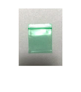 Mini Zip Lock Baggies Green Pack of 12