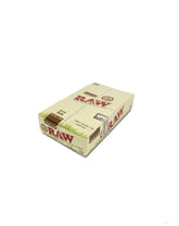 Raw Natural Unrefined Organic Hemp Rolling Papers 1 1/4 Size 24 per Box