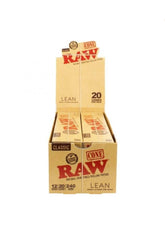 Raw Lean Cones 20 Cones Per Box 12 Packs