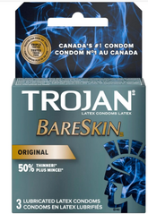 Trojan latex Condom – 3 Condoms per Pack-Pack of 6