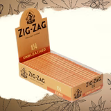 Zig-Zag Unbleached Rolling Papers 24 booklets per display box 50 leaves (papers) per booklet