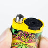 Soul Torches  Multi-Color Triple Jet Flame Torch Lighter with Cigar Punch – 12 Count Display [Model 1807]