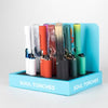 Soul Torch  Multi Color Torch Lighter – 9 Count Display [1809]  Rotating Angle Nozzle