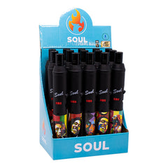 Soul Rasta Laughs Torch Lighters Display of 15