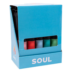 SOUL Monochrome Jet Single Flame Torch Lighter Display Of 15
