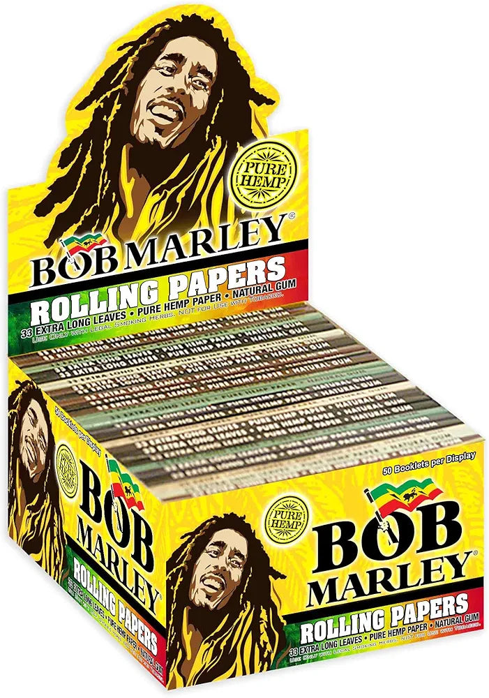 Bob Marley Rolling Papers (33 Extra long Leaves)