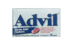 Advil Extra Strength 16 Caplets Pack of 6