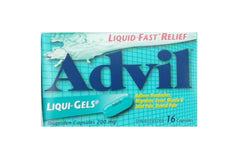Advil Liqui Gels Minis Pain Reliever 16 Caplets Pack of 6