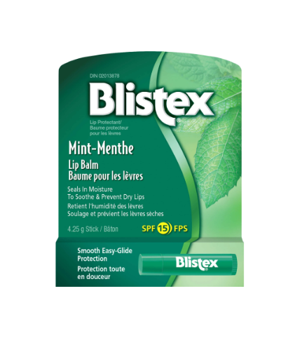 Blistex Mint Lip Balm Stick 4.25g Pack of 24