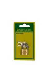 Brass Padlock size 20mm Pack of 12