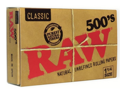 RAW 500'S ROLLING PAPER 1 & 1¼