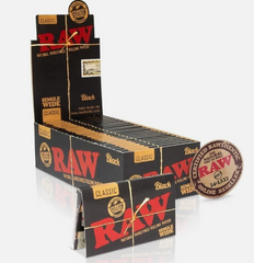 Raw Black Single Wide Double Window Pack of 25