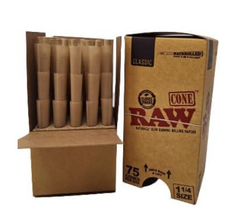 Raw Classic 1¼ Cones Pack of 75