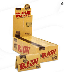 Raw Classic SW Double Window Rolling Papers Pack of 25