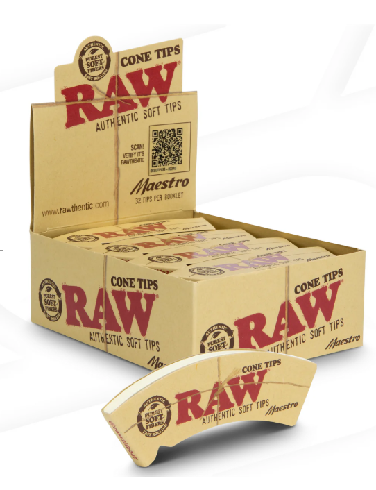 Raw Maestro Cones tips Pack of 24