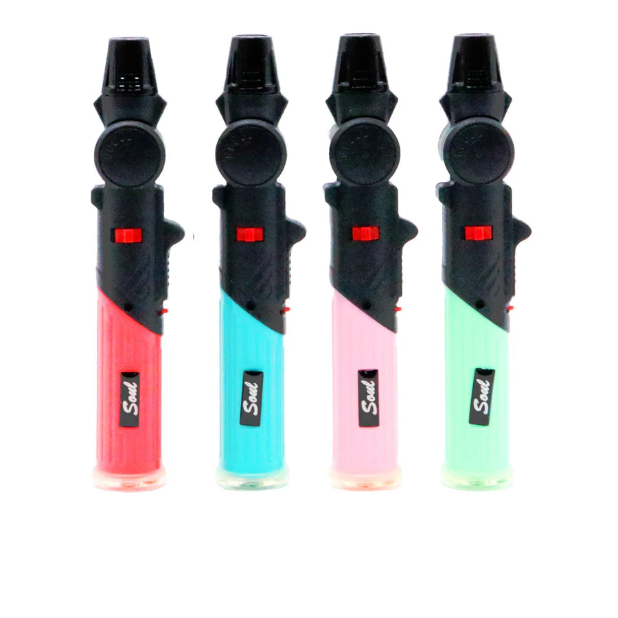 SOUL Jet Single 90° Flame Torch Lighter (Pack of 20)