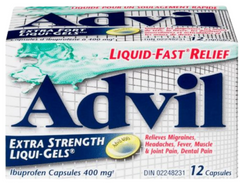Advil Extra Strength Liqui-Gels Ibuprofen Capsules 400mg – 12 Capsules per Pack (Pack of 6)