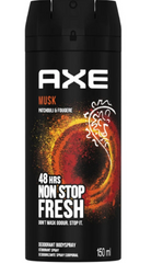 AXE Musk Deodorant Body Spray for Men – Patchouli & Fougere – 150ml Can | 48H Freshness & Odor Protection (Pack of 6)