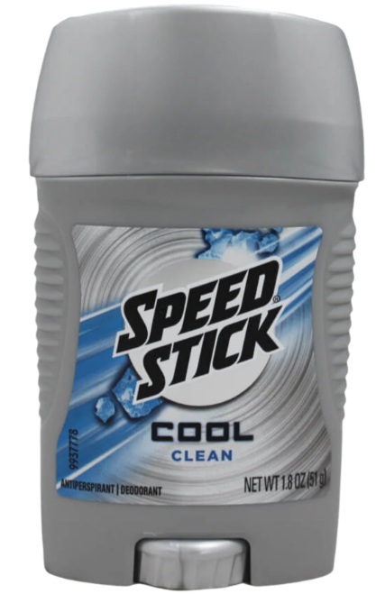 Speed Stick Cool Clean Antiperspirant Deodorant for Men – 51g Stick (Pack of 6) | 24-Hour Odor & Sweat Protection