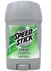 Speed Stick Active Fresh Deodorant for Men – 51g Stick (Pack of 6) | 24-Hour Odor Protection