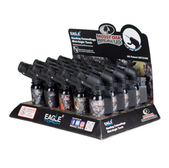Eagle Torch MOSSY OAK Mini-Angle Torch Lighters – Flip Cap Design – Windproof Jet Flame – 20ct Display Box (PT116MOK)