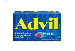 Advil (Relives Headaches, Fever , Muscle And Joint Pain) 200mg (50 tablets)