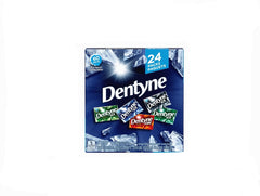 Dentyne Sugar Free Chewing Gum Assorted Variety (Cinnamon, Peppermint, Shiver Frissons, Intense, Spearmint) Fresh Breath Each 22gm (Pack Of 24)