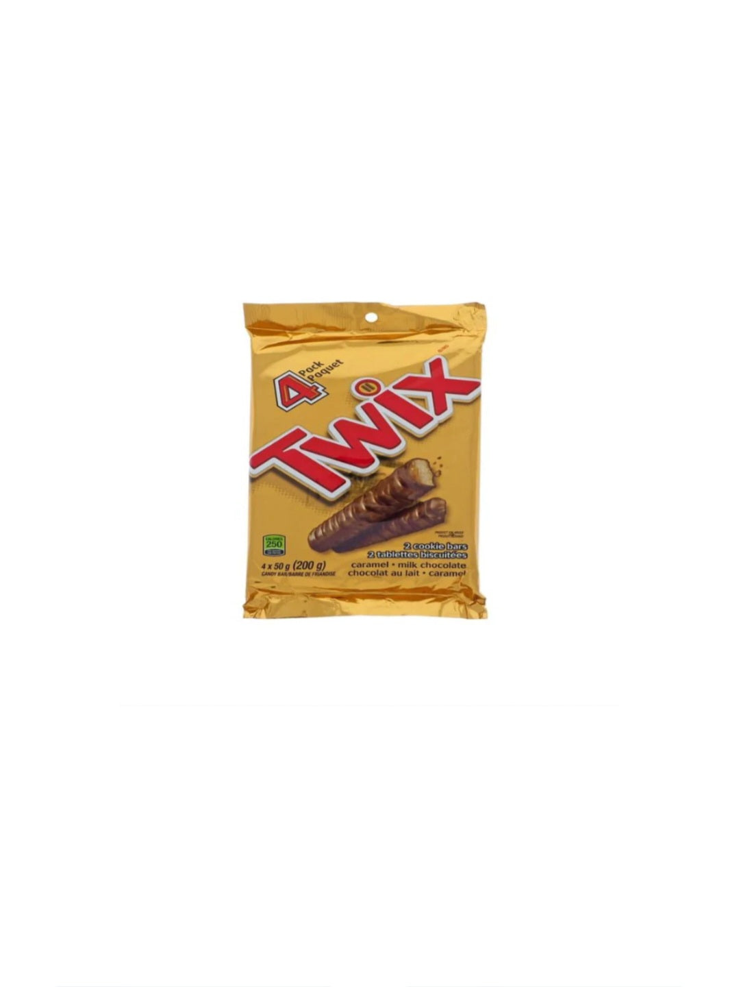 Twix Twin Chocolate Bar-50g-Pack of 12 (50x12Bars)