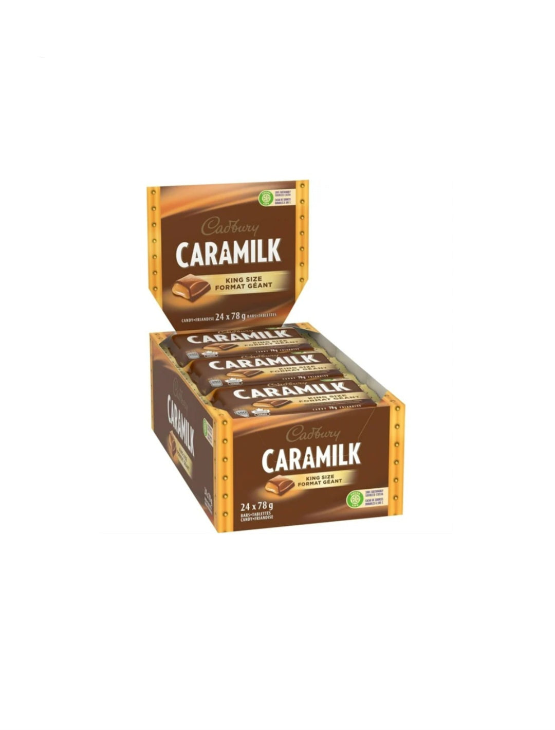 Cadbury Caramilk King Size Bars Chocolatey (24x78)