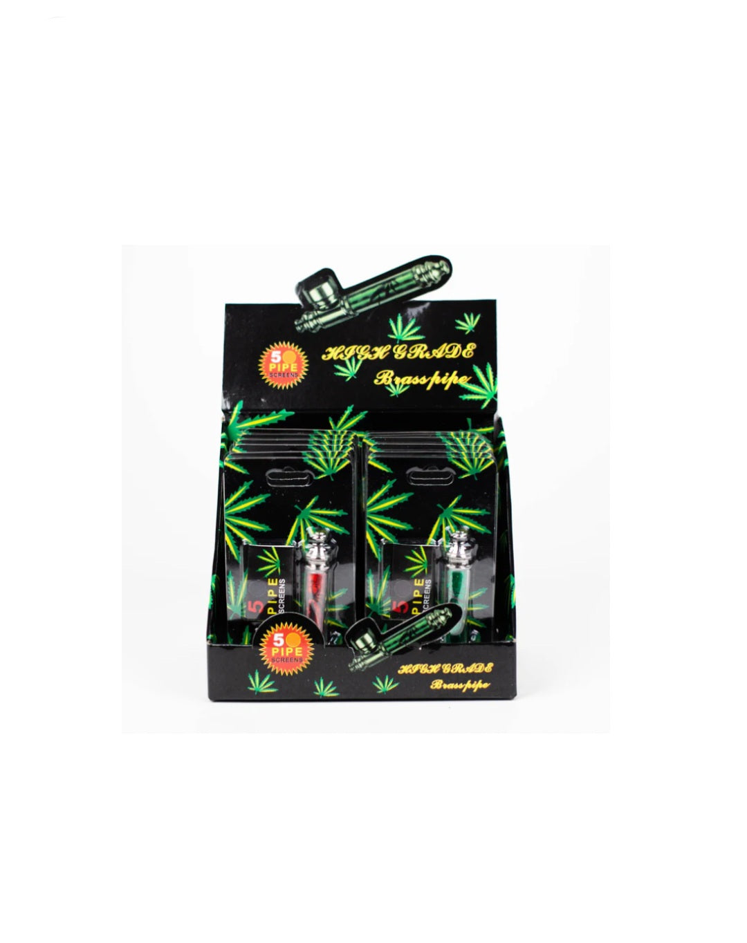Bong Accessories Metal Pipe With screen Box 12