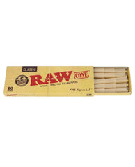Raw Cones Classic 98 Special 12 Pack Natural Pre-Rolled Rolling Papers With Tips 20 Cones Per Pack