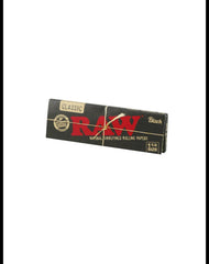 Raw Black Classic Unrefined Rolling Papers 24 per box 50 per Pack