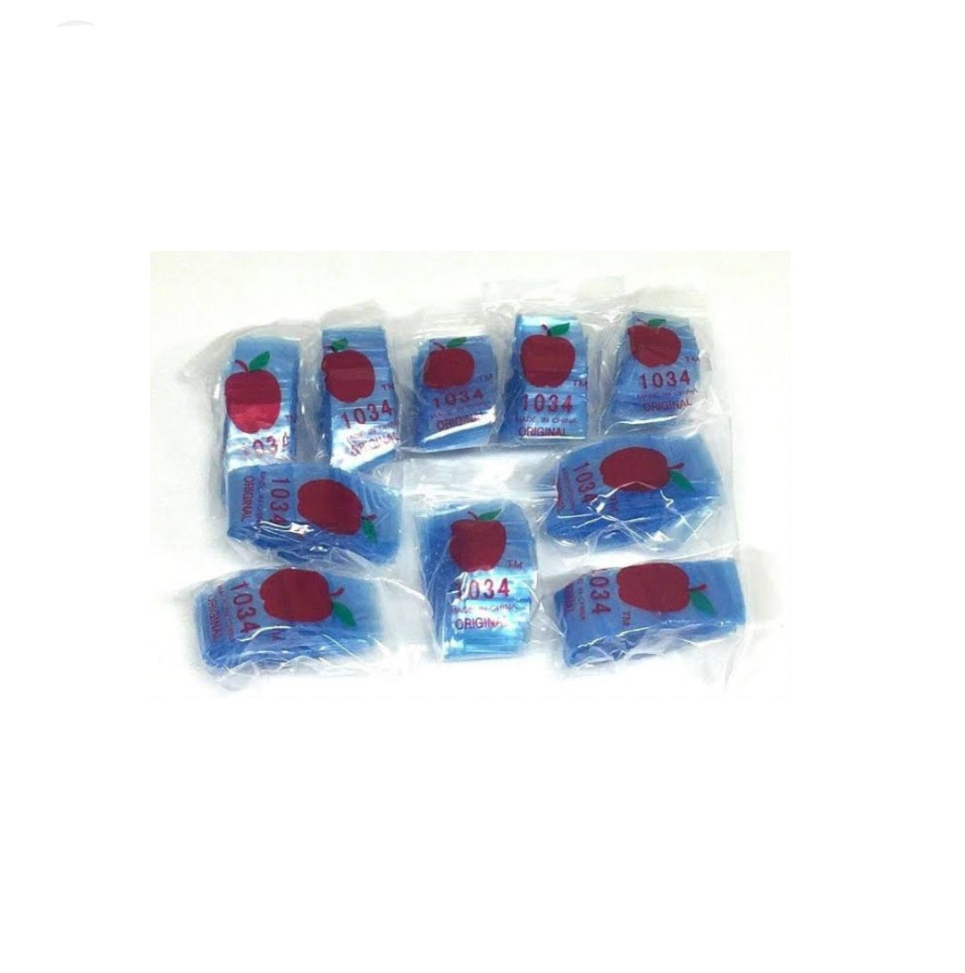 Mini Zip Lock Baggies Blue Pack of 12