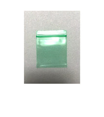 Mini Zip Lock Baggies Green Pack of 12