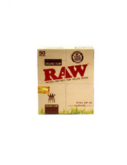 Raw Natural Unrefined Organic  Hemp Rolling Papers King Slim 50 per Box 32 per pack