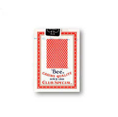 Bee Standing Index Playing Card Red Pack of 12