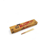 Raw Classic 1 1/4 Cones Natural  Unrefined Pre-rolled Cones 32 Cones Per Pack
