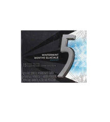 5 Gum Wintermint Ascent Sugar-Free Chewing Gum – 15-Stick Pack (10 Count Box)