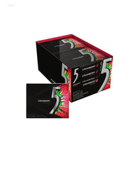 5 Gum Strawberry Flood Sugar-Free Chewing Gum – 15-Stick Pack (10 Count Box)