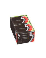 5 Gum Watermelon Prism – 10 Packs (15 Sticks Each) | Sugar-Free Chewing Gum