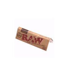 Raw Classic Natural 1 1/4 Unrefind Rolling Paper 24 Pack Per box 50 Leaves Per Pack