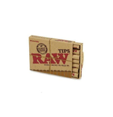 Raw Natural Unrefined Pre-Rolled Tips 20 Pack Per Box