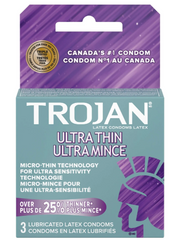Trojan latex Condom – 3 Condoms per Pack-Pack of 6