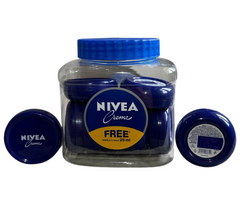 NIVEA Creme 25ml – Original Blue Moisturizing Cream Jar | Rich Hydration for All Skin Types – Pack of 12