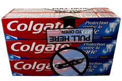 Colgate Cavity Protection Fluoride Toothpaste – Regular 60mL Tubes, Pack of 6 – Wholesale Dental Care
