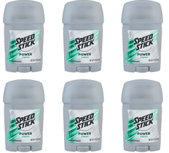 Speed Stick Power Fresh Antiperspirant Deodorant for Men – 51g Stick (Pack of 6) | 24-Hour Odor & Sweat Protection